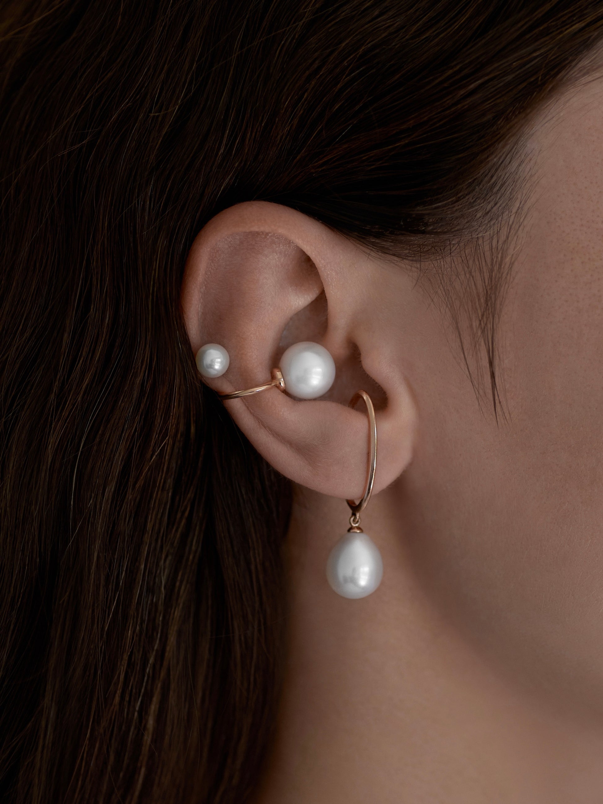 Juliette Kor jewelry Sofia mono earring with pearl